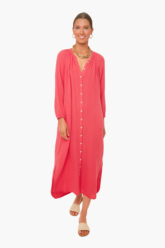 Rose Coral Irys Dress