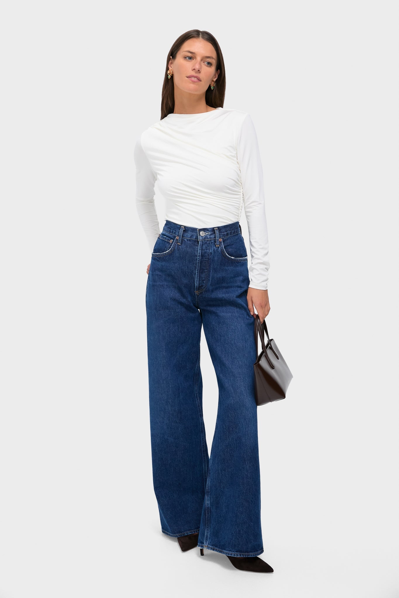 Oak and Green Earrings