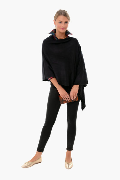 Black Monterey Poncho