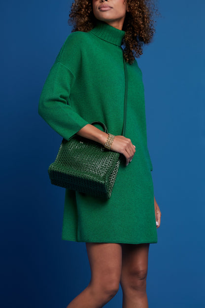 Evergreen Rattan Petit Simple Tote