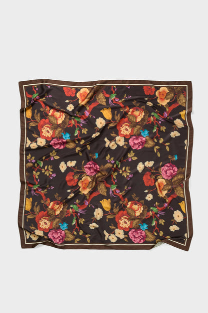 Baroque Floral Large Scarf