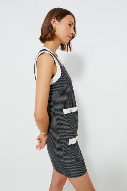 Black Stripe Voileta Dress
