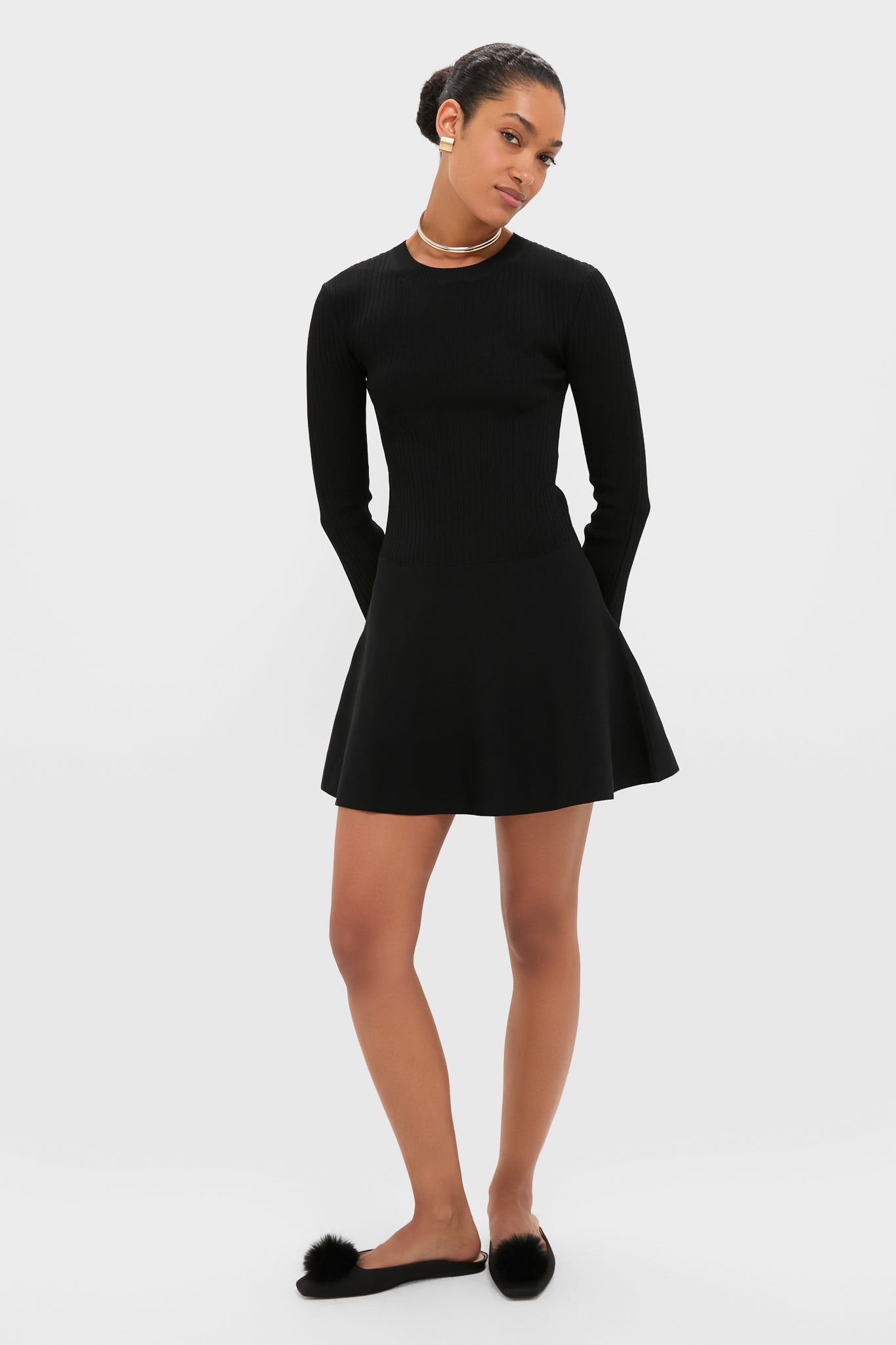 Black Asra Mini Dress
