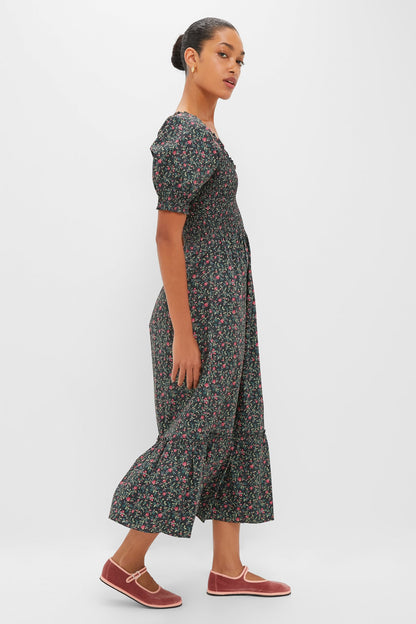 Forest Florentine Ditsy Louisa Nap Dress
