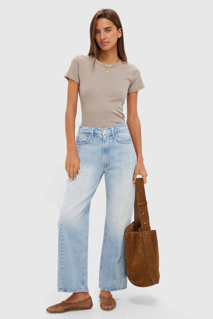 Beige Melange Nando Slim Fit Tee