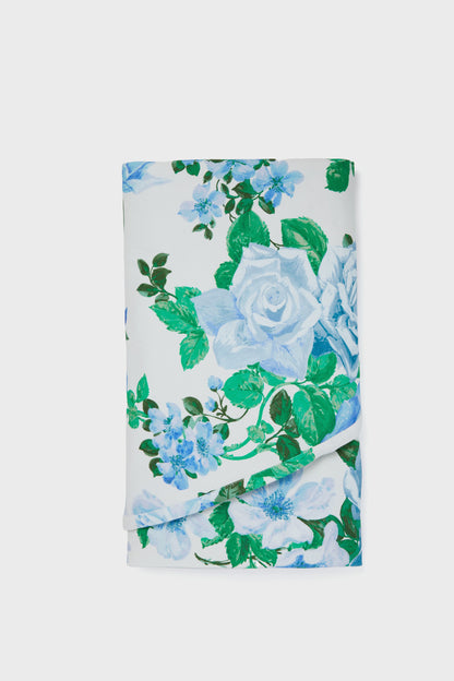 Cerulean Garden Round Tablecloth
