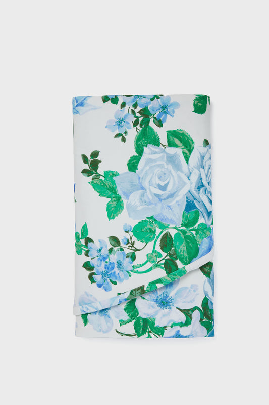 Cerulean Garden Round Tablecloth