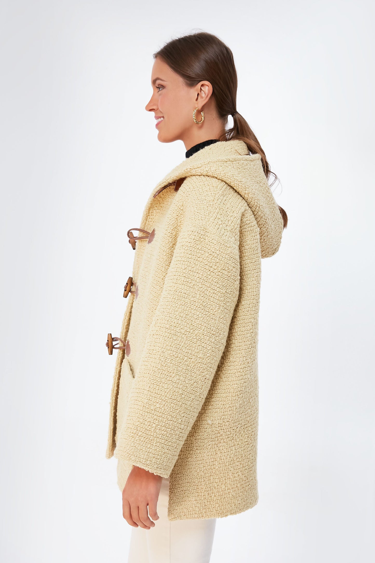 Cream Toggle Ali Coat