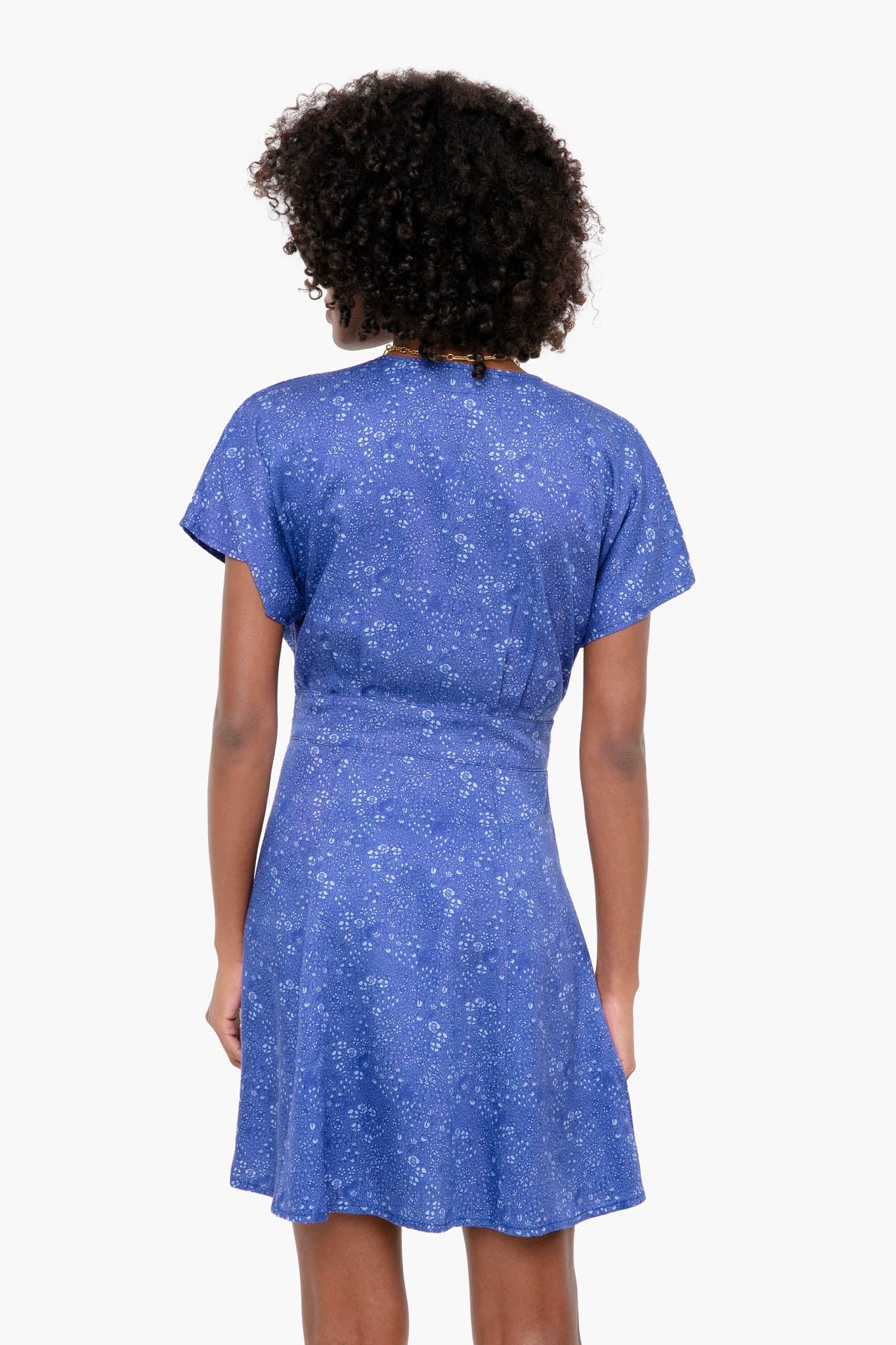 Navy Ditsy Floral Camila Mini Dress