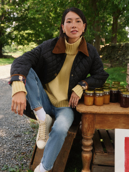 Straw Hannah Wool Blend Turtleneck Sweater