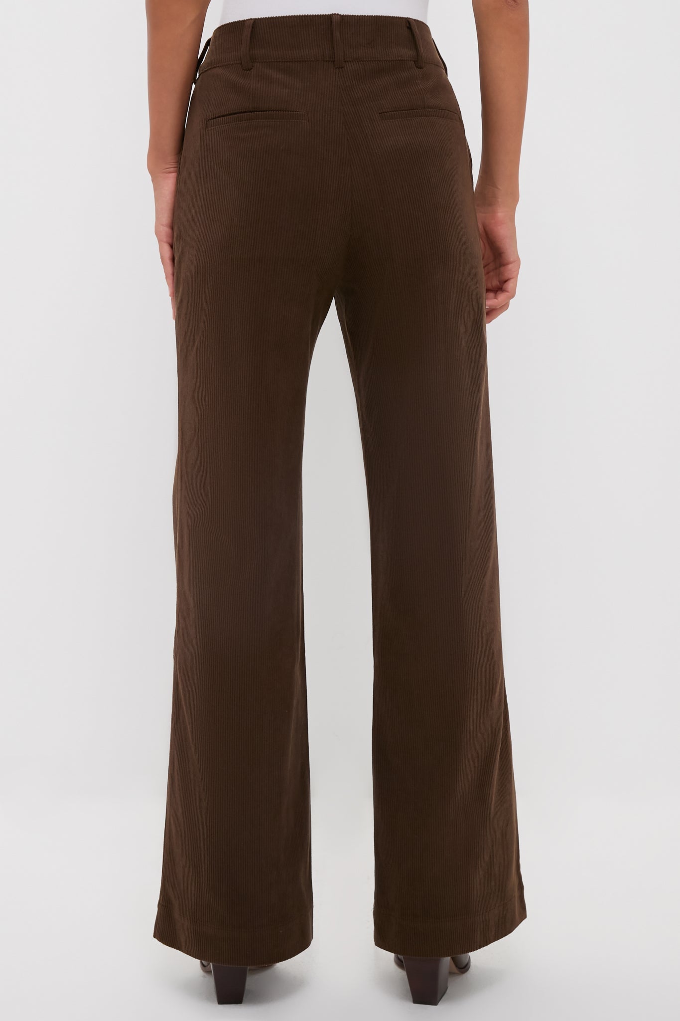 Chocolate Brown Wide Wale Corduroy Hunter Pants