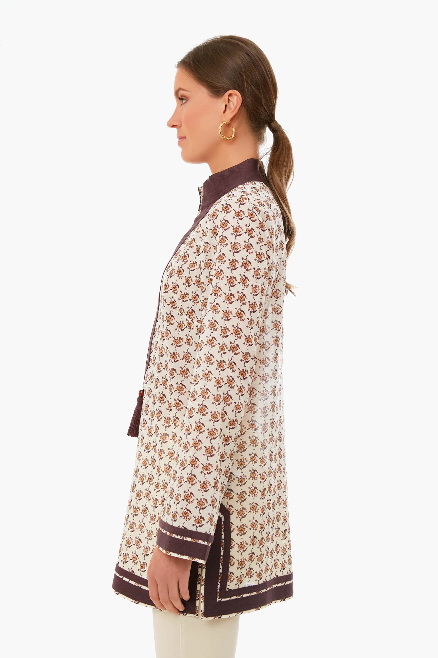 Dandelion Block Print Tory Tunic