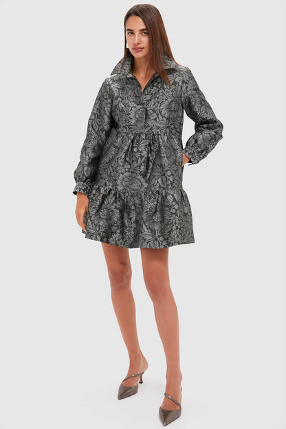 Emerald Mirasol Jacquard Alette Dress