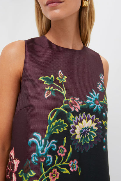 Midnight Moonflower Marlowe Dress