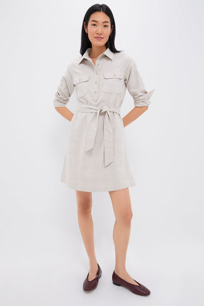 Tan Plaid Mary Tyler Dress