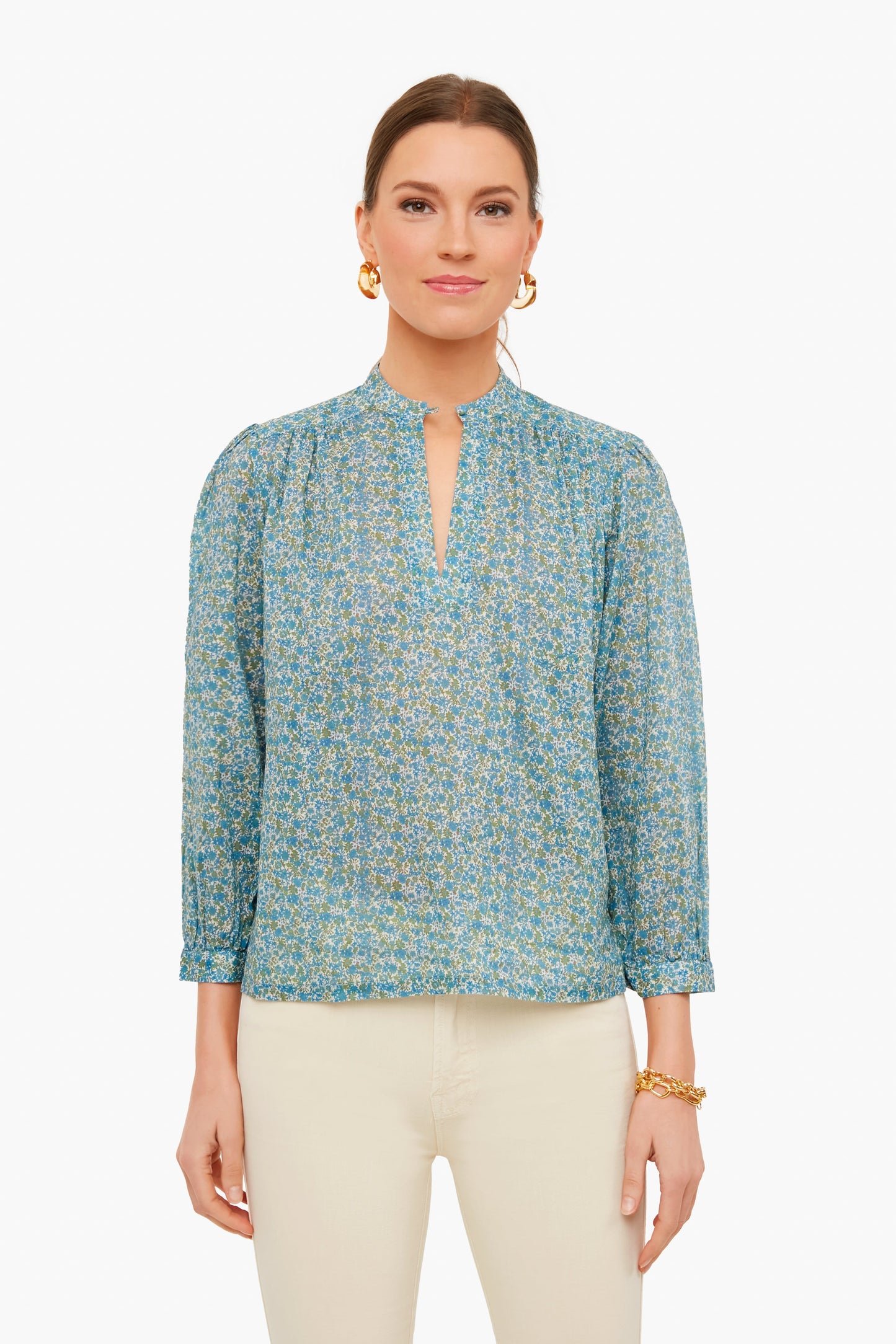 Tidepool Ditsy Bailey Blouse