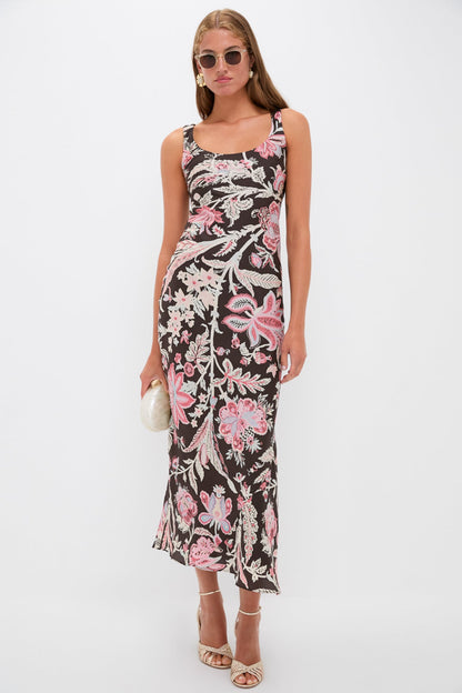 Gold and Pearl La Lune Earrings