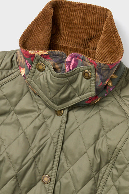 Dusty Khaki Barbour x Tuckernuck Lainey Quilt