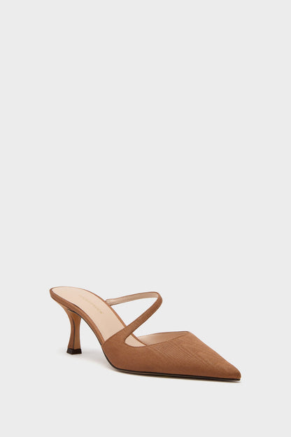 Chestnut Moire Mimi Heels