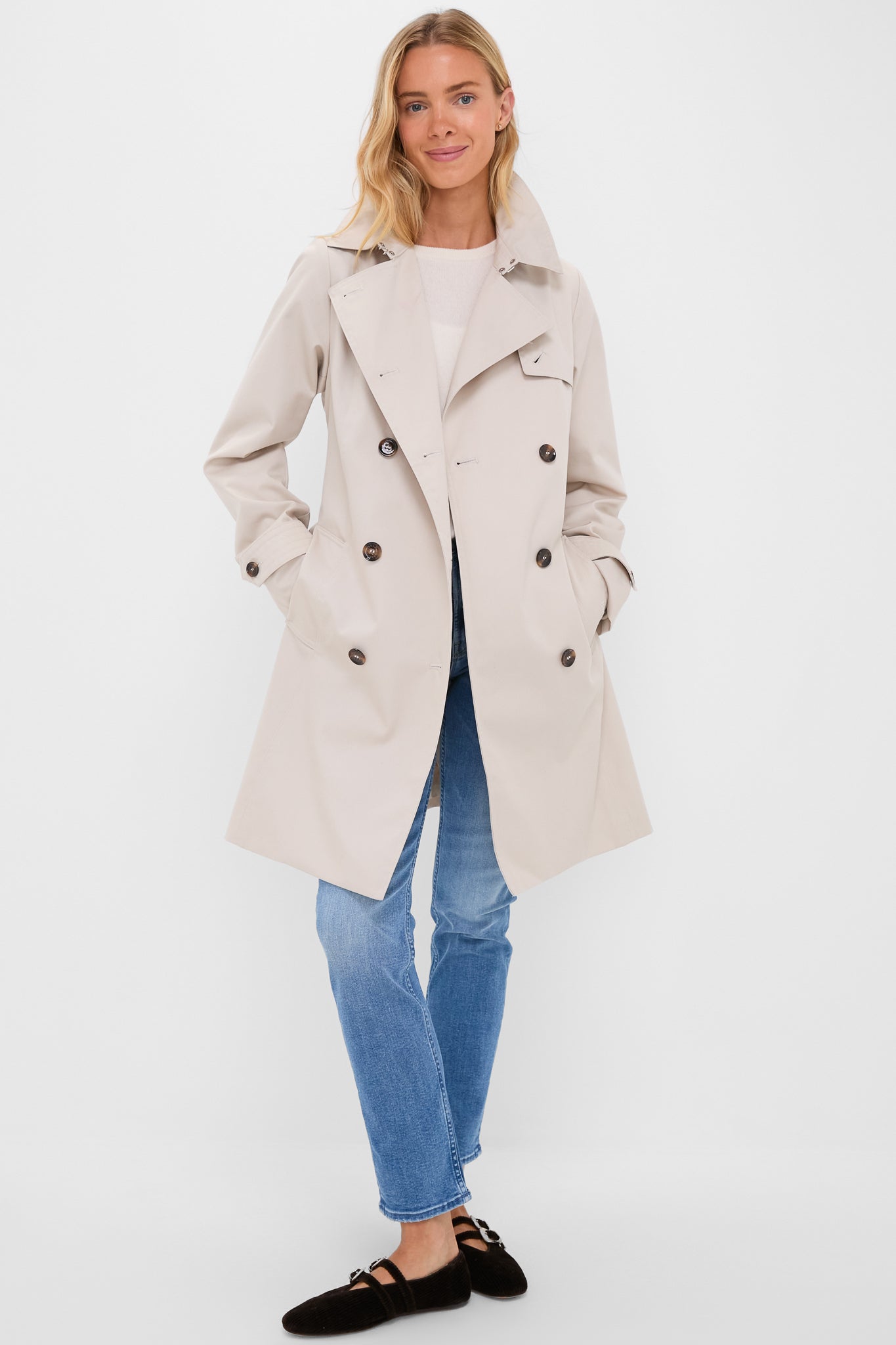 Mist Short Greta Showerproof Jacket