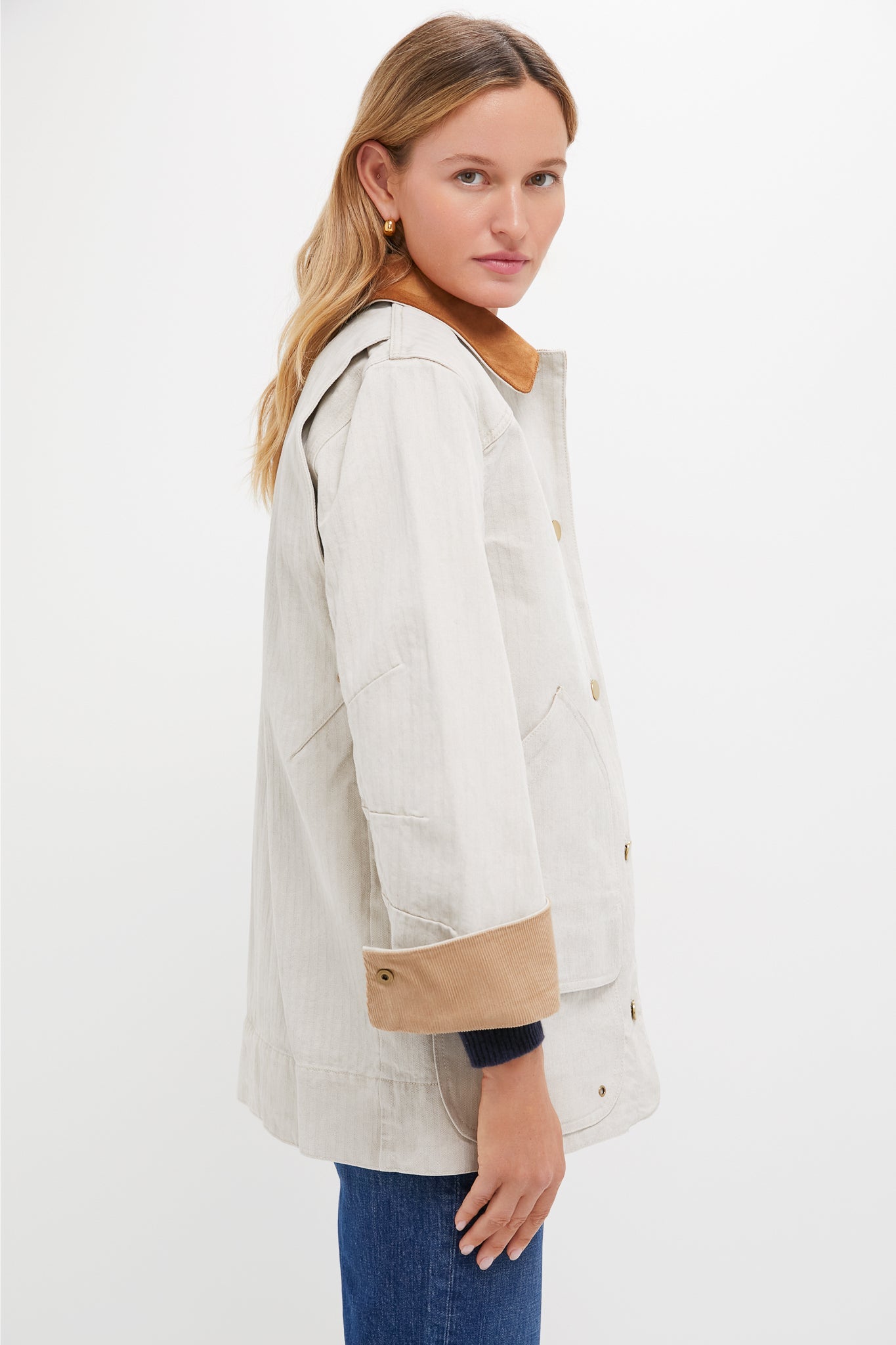 Light Oatmeal Abbas Barn Jacket