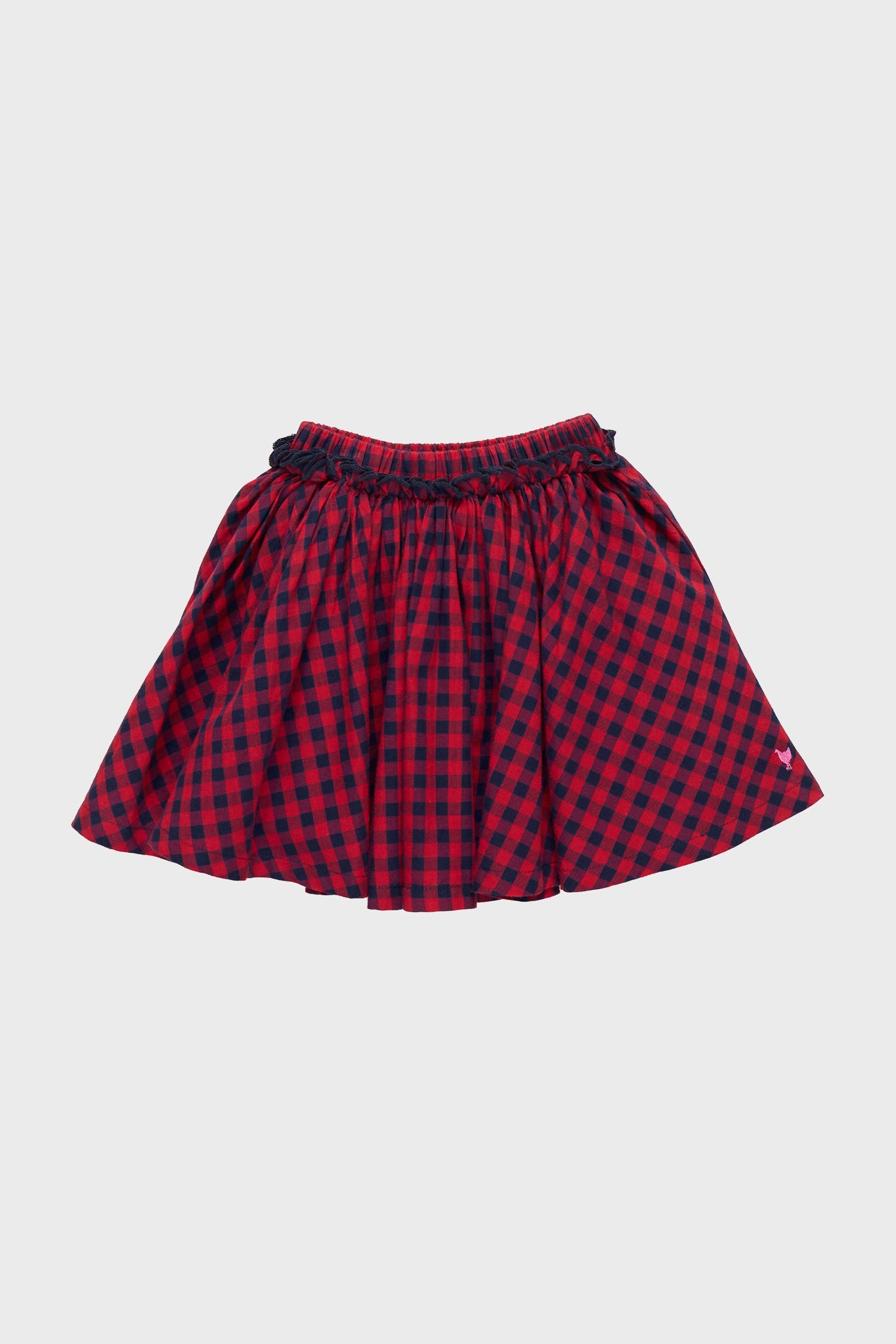 Red Blue Check Gianna Skirt
