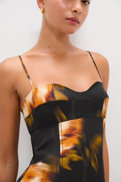 Mira Print Magdelena Maxi Dress